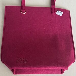 Bath & Body Works Burgundy Tote Bag-new with tags